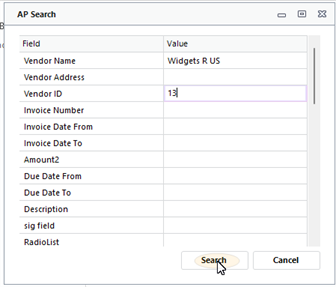 Vasion Outlook Search with search terms entered. Vasion Outlook Search with search terms entered.